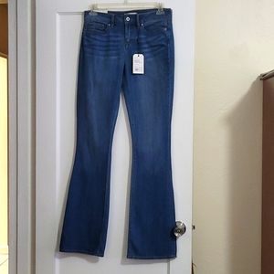 Yummie by Heather Thomson light wash flare jean